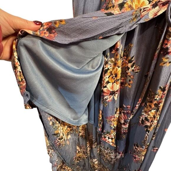 Altard State Floral Dress Womens S Hi Low Maxi Romantic Western Cottagecore Boho - Picture 6 of 13